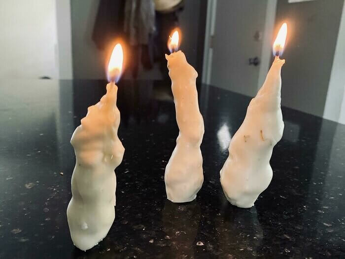 Remold Old Bits of Candle Wax