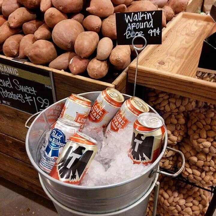 There's a Huge Difference Between "walkin' Around" Beer and "sittin' Down" Beer