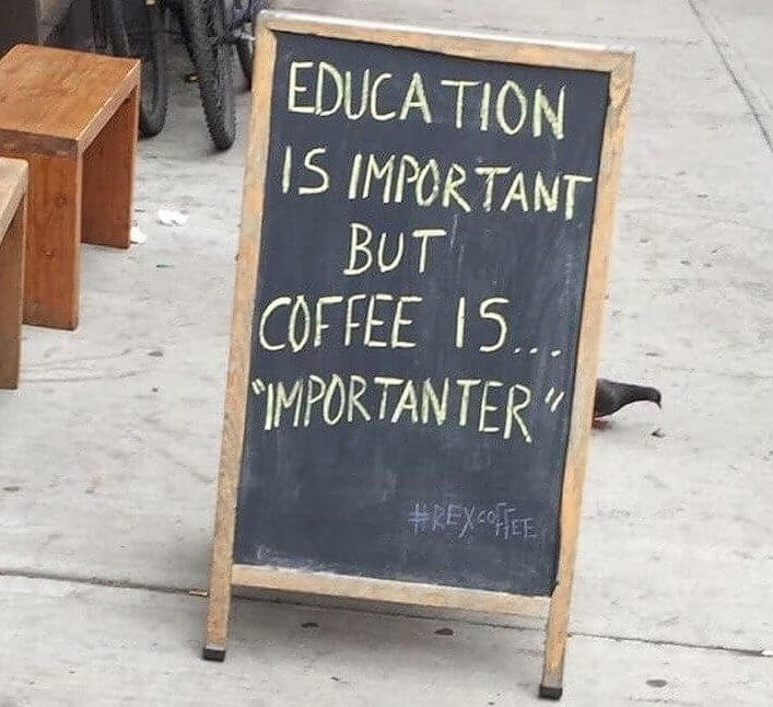 Coffee Is a Human Necessity