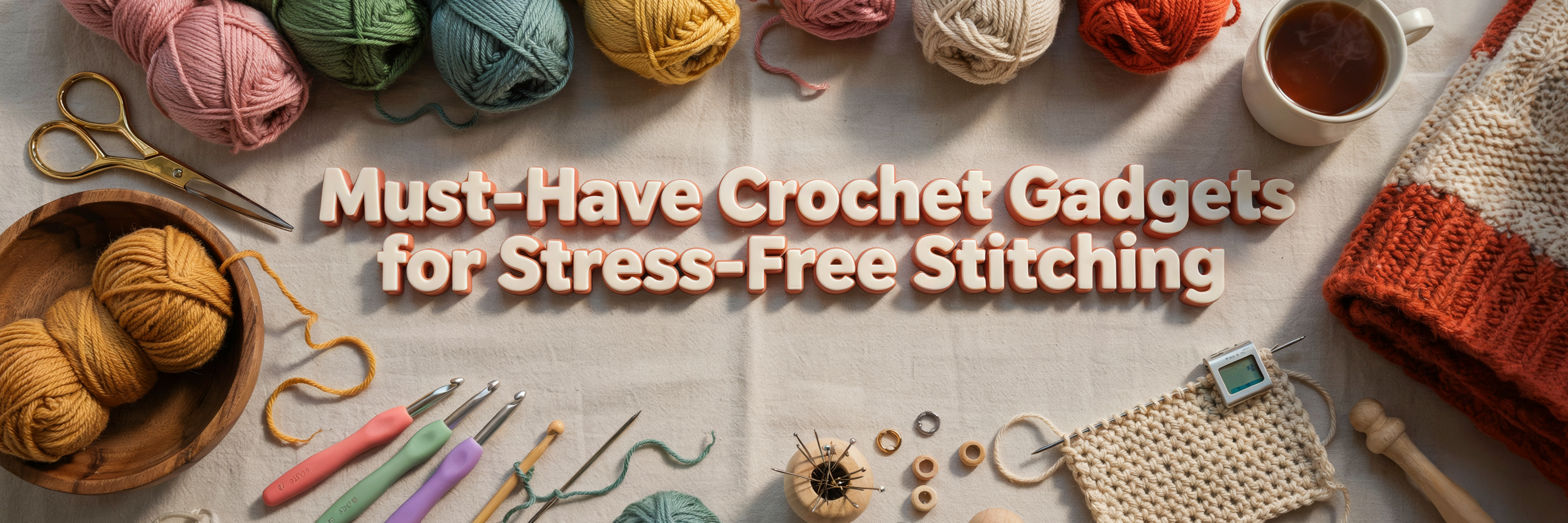 Must-Have Crochet Gadgets for Stress-Free Stitching