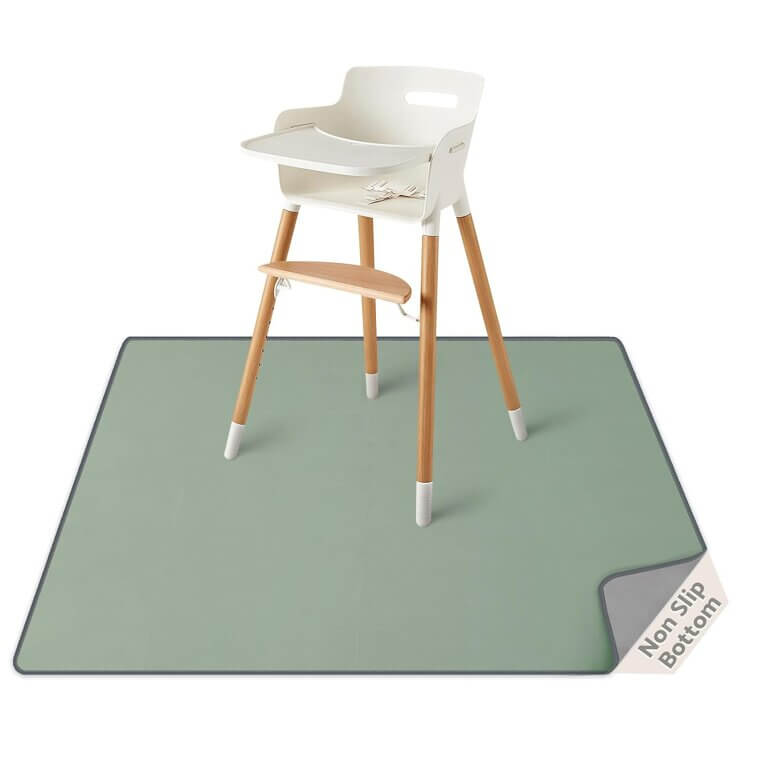 Blissful Baby Splat Mat - Convenient, Sage Green - 11% Off!