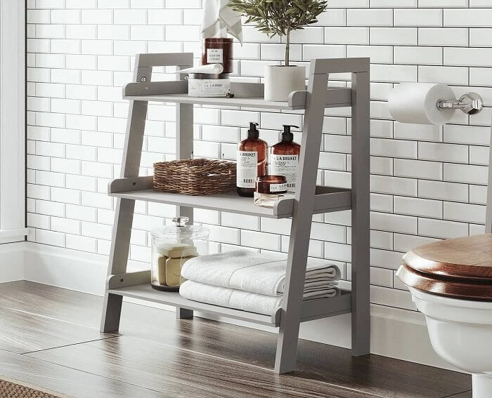 Ladder-Style Shelving Is Both Handy and Stylish