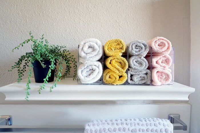 File Sorters Aren't Just for Files, They Can Also Be Used for Washcloths