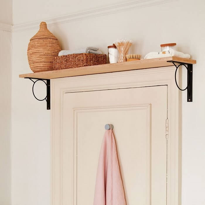 Overdoor Shelves Are A Gamechanger