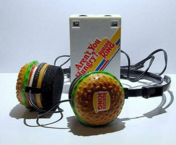 Vintage Burger King Headphones