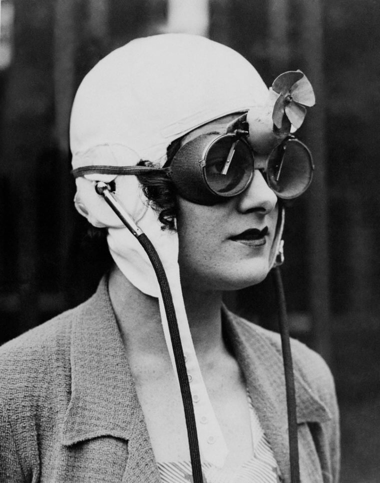 Vintage Racing Goggles Included a Set of Mini Wipers