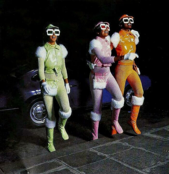 People's Idea Of Space Age Fashion In The 1960s