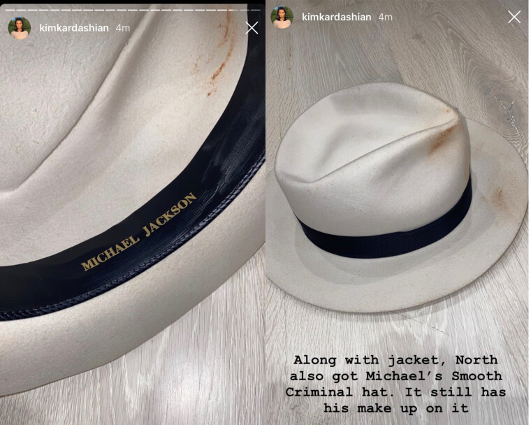 Kim Also Bought Michael Jackson's Iconic Hat