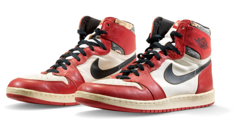 Michael Jordan's Signed Sneakers Sold For Over $600,000