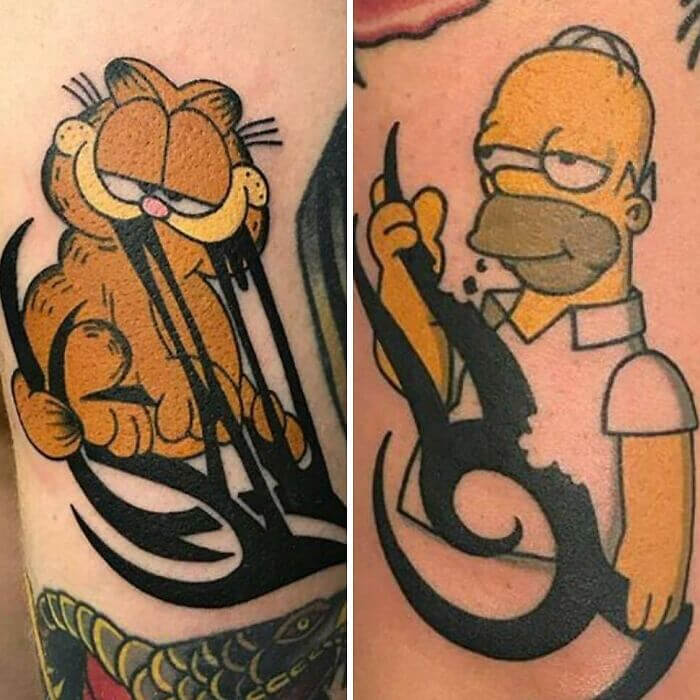 An Animated Twist on the Tribal Tattoo Trend