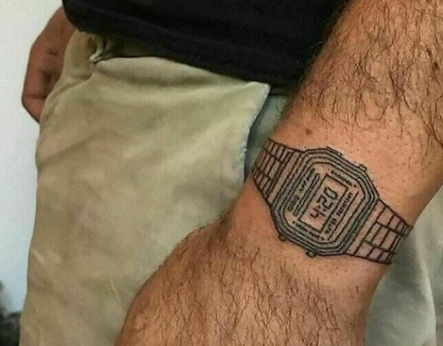 Dude, Your Watch Is on Upside Down