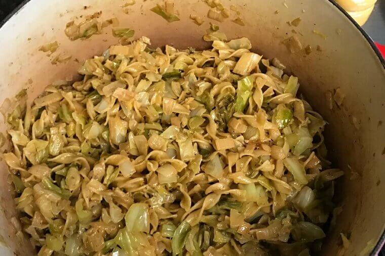 Cabbage and Noodles