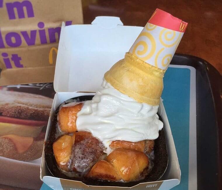 Cinnamon Melt a La Mode