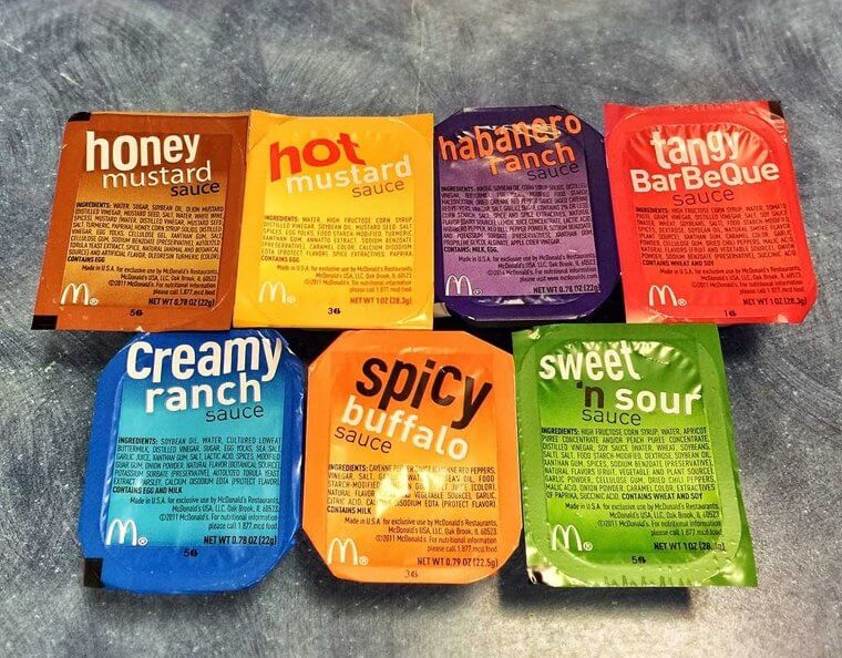 McDonalds Dipping Sauces