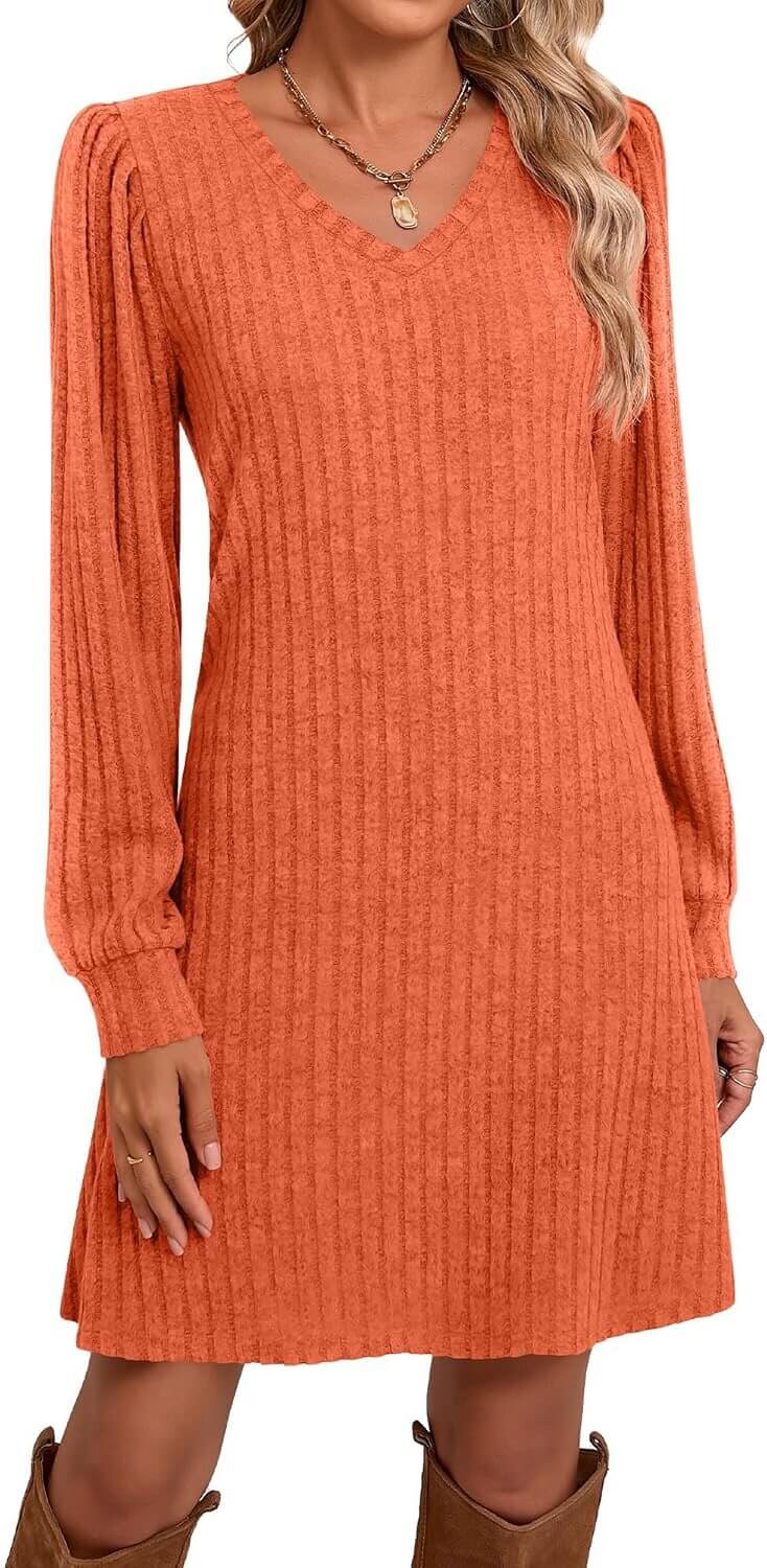 Ficerd Sweater Dress - Cozy Fall Fashion Essential 