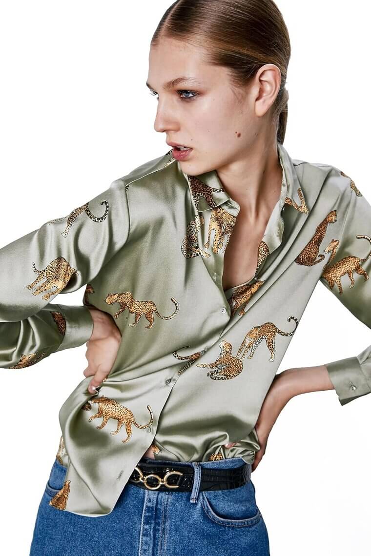 Women's Satin Blouse - Stylish and Comfortable for Every Occasion 