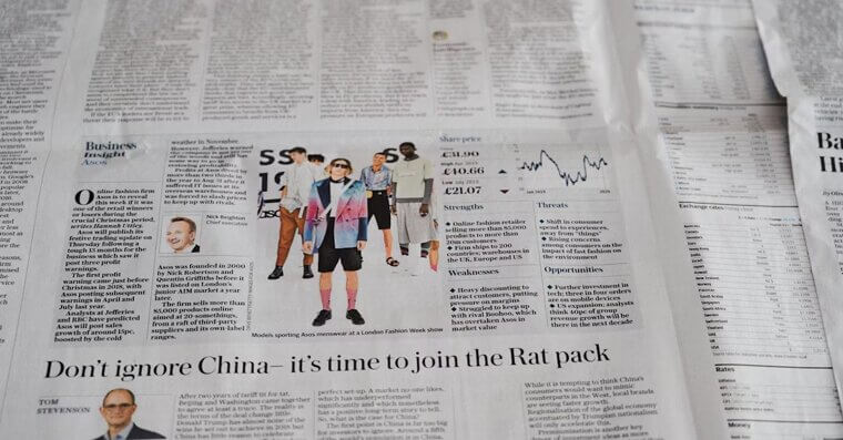 Newspaper for Mirrors