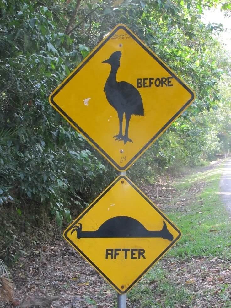Australians Have A Good Sense Of Humor For Road Signs