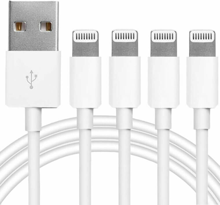 Fast Charging Lightning Cable Set for iPhone & iPad 