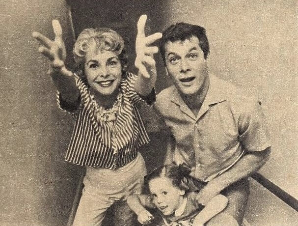 Janet Leigh and Tony Curtis