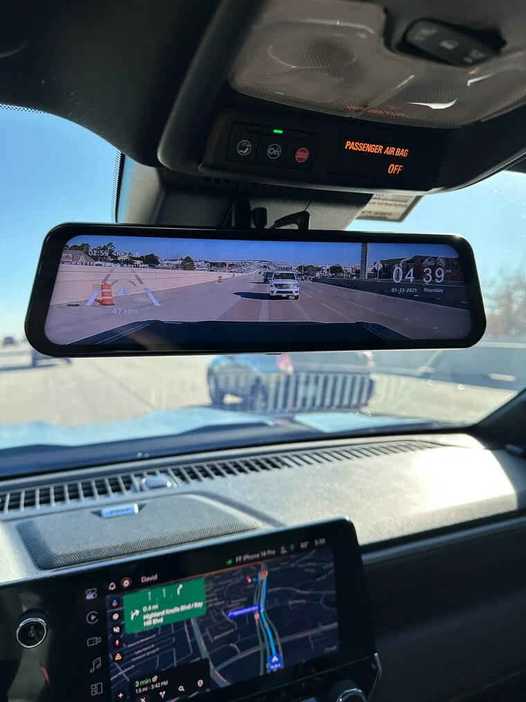 Virtual Rearview Mirrors