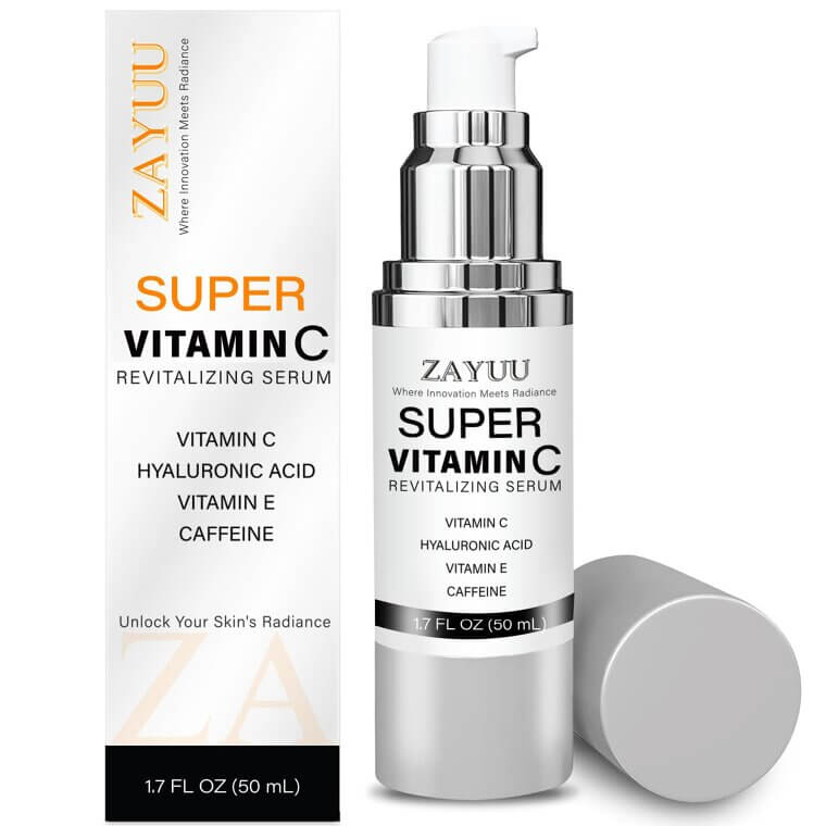 Super Vitamin C Serum: Hydrate & Revitalize Mature Skin - 8% Off!
