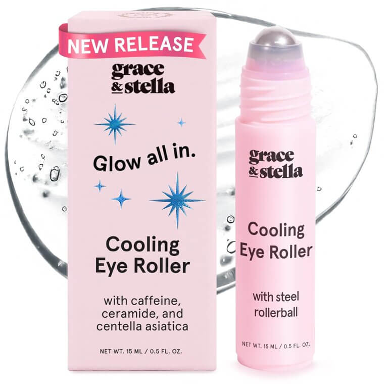 Grace & Stella Eye Roller - Refresh & De-Puff Anytime! - 20% Off!