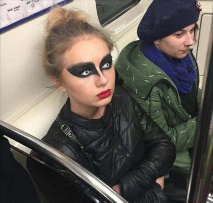 On Her Way To Black Swan Auditions