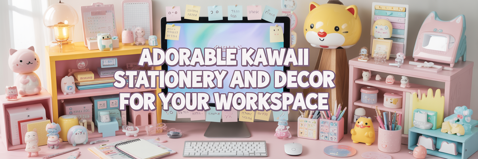 Adorable Kawaii Stationery and Decor for Your Workspace