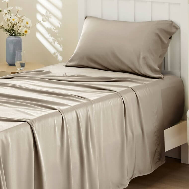 Transform Your Dorm With Bedsure Bamboo Sheets - Hotel Luxury! 21% Off! 