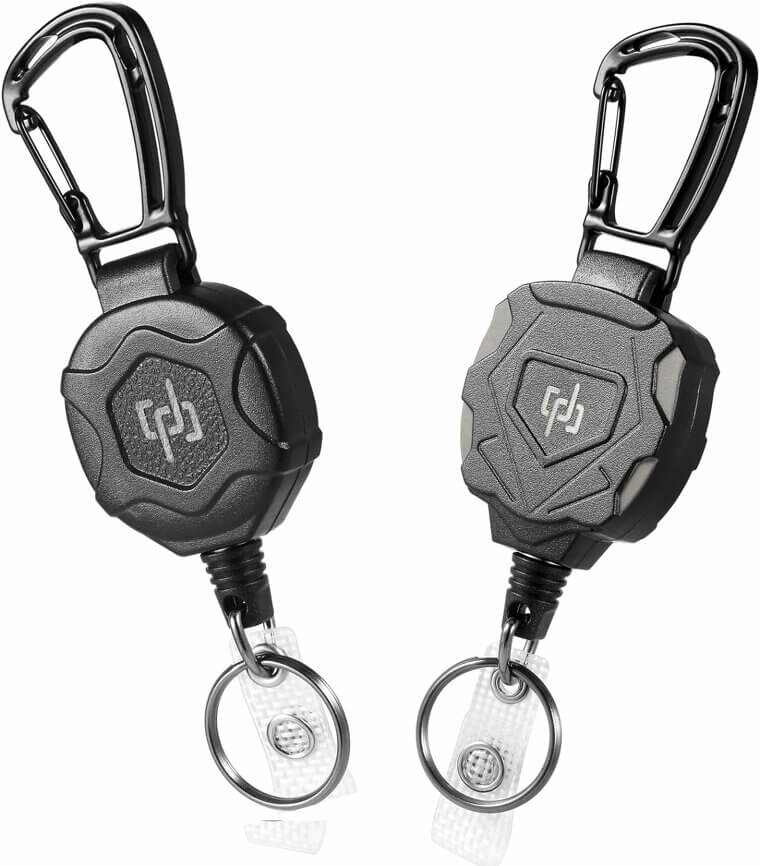 Secure Your Essentials with Retractable Keychain – Versatile & Durable! Don’t Miss the 21% Discount!
