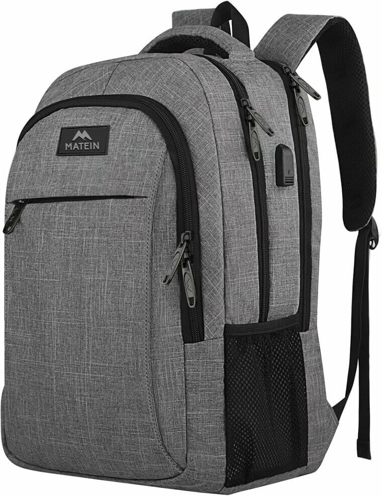 Stay Organized with MATEIN Backpack - Secure & Stylish! Now 50% Off!
