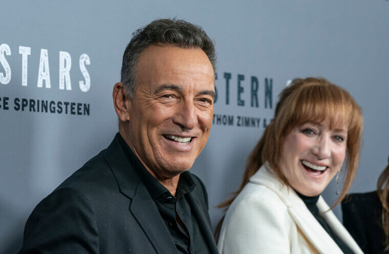 Bruce Springsteen and Patti Scialfa (Together for 38 Years)