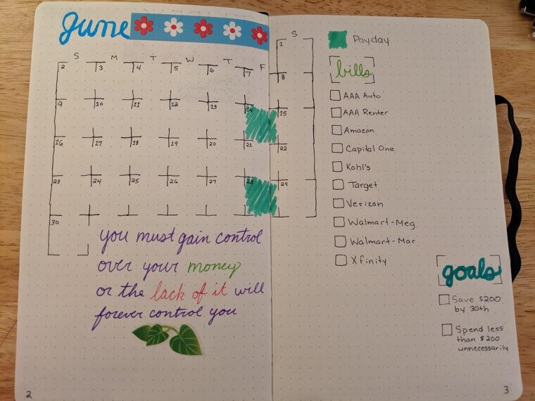 Set a Monthly Budget and Track Spending