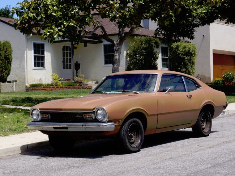 The Charming Ford Maverick in the Side Lot
