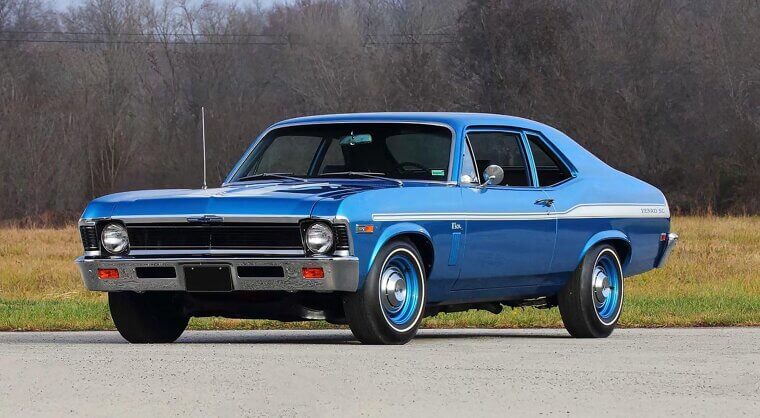 The Sensible Chevrolet Nova Parked in Back