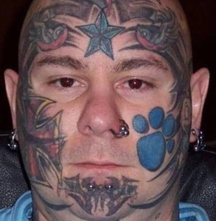 Got to Be Sure Your Facial Tattoos Are Consistent