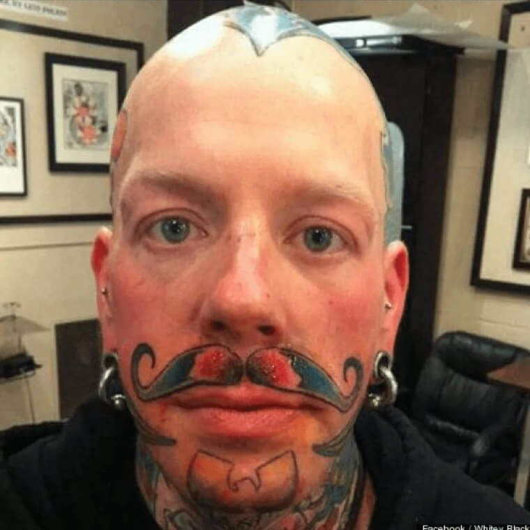 Facial Hair Tattoos