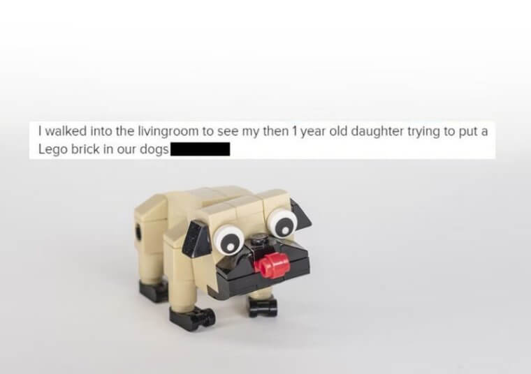 Lego Bricks In the Wrong Places