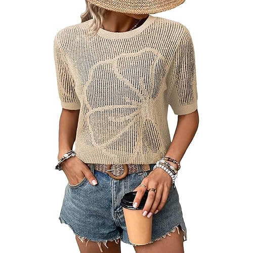 Elegant Crochet Beach Top that Turns Heads on Vacation. Now 23% Off!
