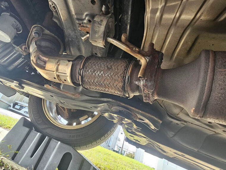 Malfunctioning Catalytic Converter