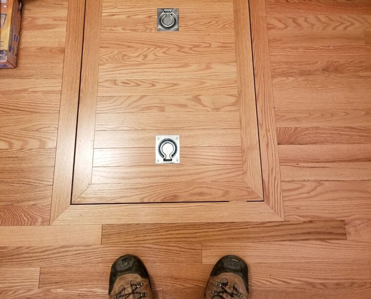 A Hatch in the Kitchen Floor