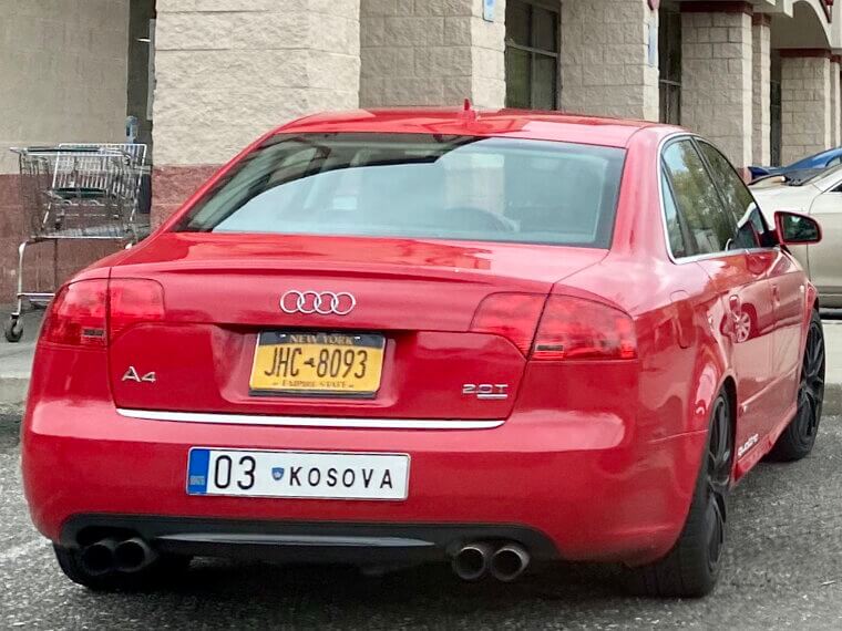 Euro-Style Plates on American Cars