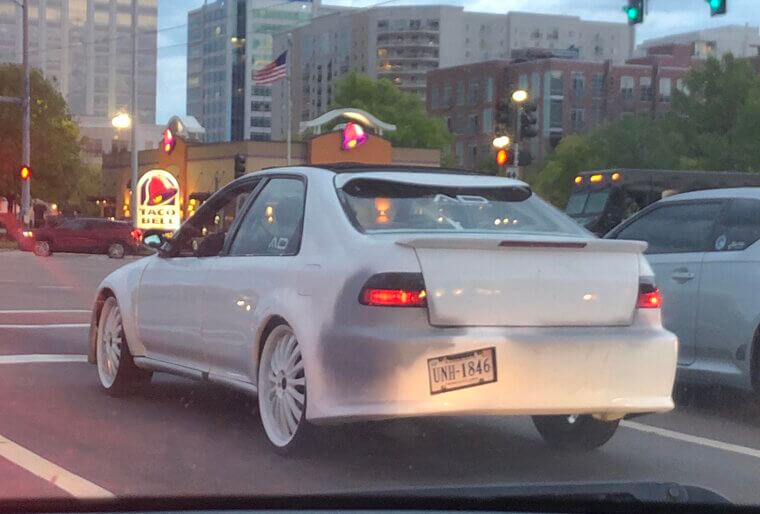 License Plate Tilt Brackets