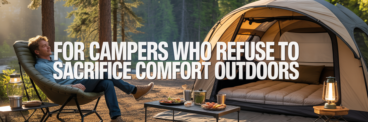 For Campers Who Refuse to Sacrifice Comfort Outdoors