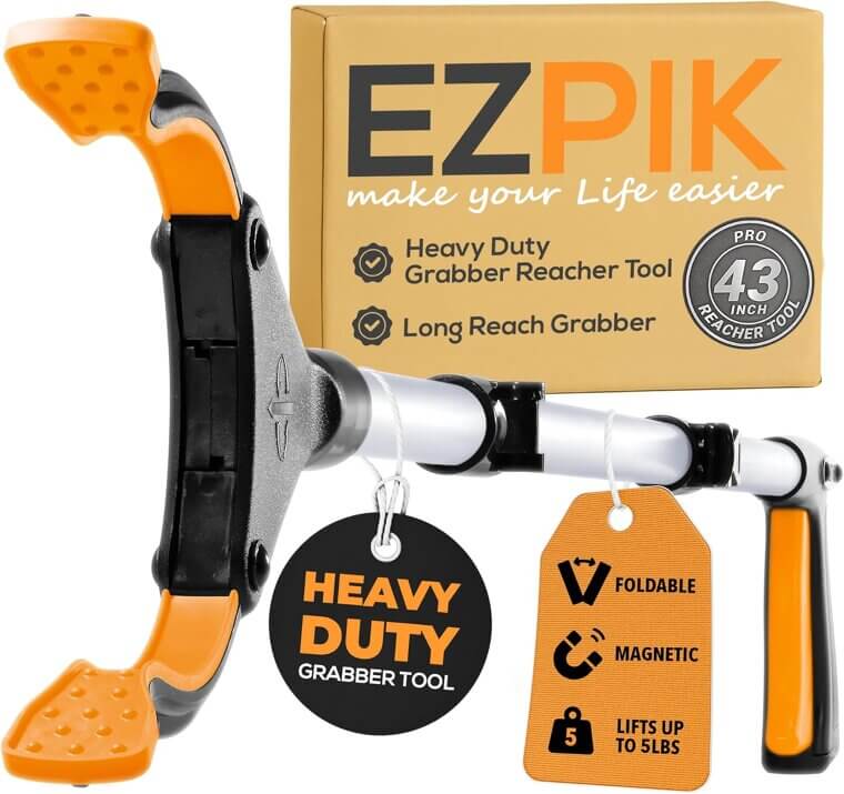 EZPIK Pro Grabber - Foldable Reacher Tool for Easy Cleanup - Now 33% Off!