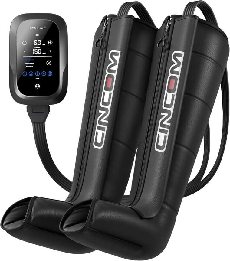 CINCOM Leg Massager - Cordless Recovery Boots for Athletes - Enjoy 29% Off!