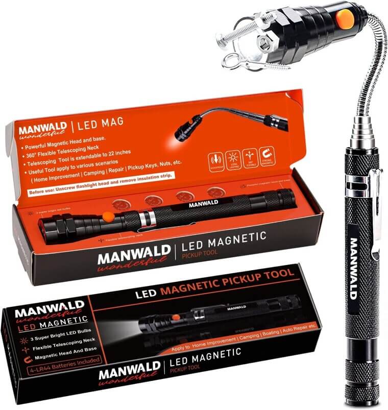 Discover the LED Magnetic Pickup Tools - Perfect Gifts for Him! - Don’t Miss the 17% Discount!