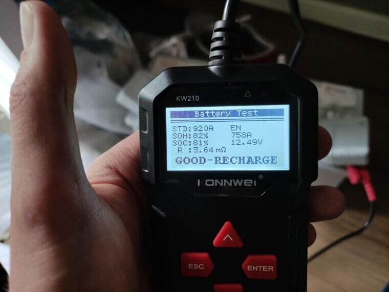 Carbon Pile Battery Tester