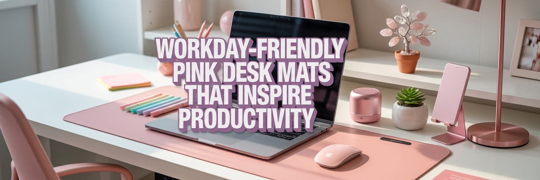 The Pink Desk Mat Students Keep Reordering
